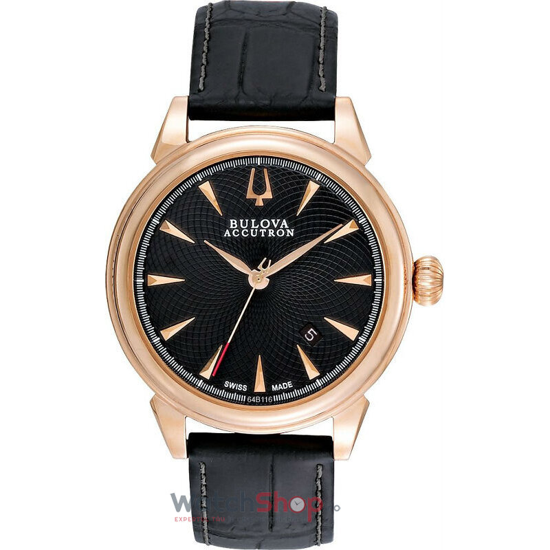 Ceas Casual Bulova Barbatesc ACCUTRON 64B116 Negru Automatic Original cu Comanda Online