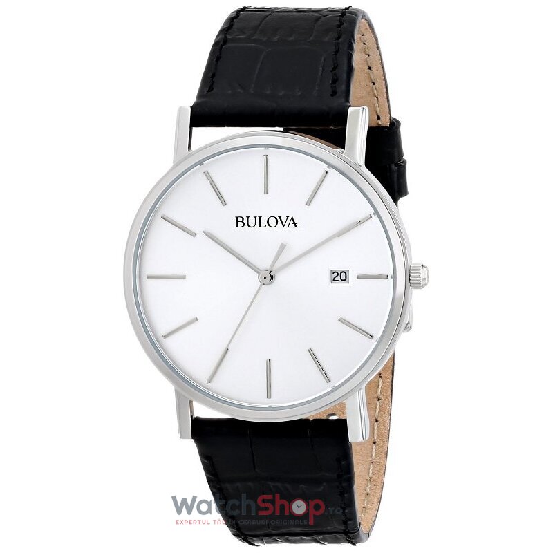 Ceas Casual Bulova Barbatesc DRESS 96B104 Argintiu Quartz Original cu Comanda Online