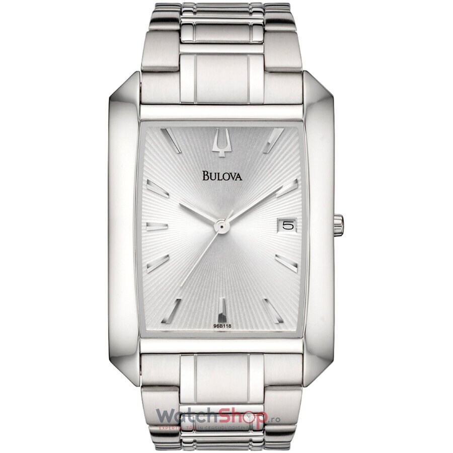 Ceas Casual Bulova Barbatesc DRESS 96B118 Argintiu Quartz Original cu Comanda Online