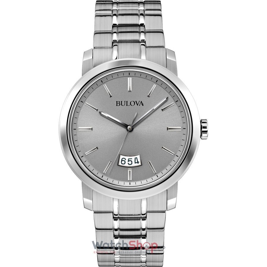 Ceas Casual Bulova Barbatesc DRESS 96B200 Gri Quartz Original cu Comanda Online