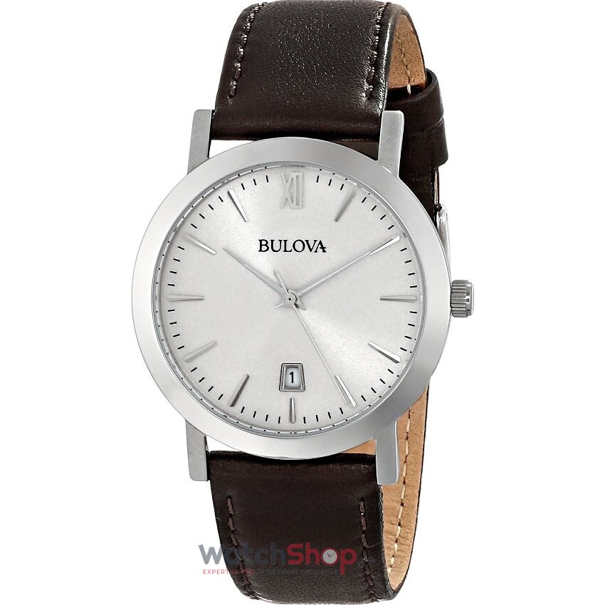 Ceas Casual Bulova Barbatesc DRESS 96B217 Argintiu Quartz Original cu Comanda Online