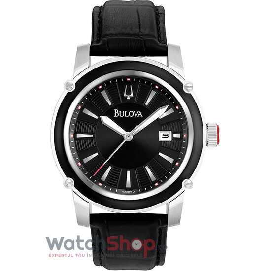 Ceas Casual Bulova Barbatesc DRESS 98B160 Negru Quartz Original cu Comanda Online