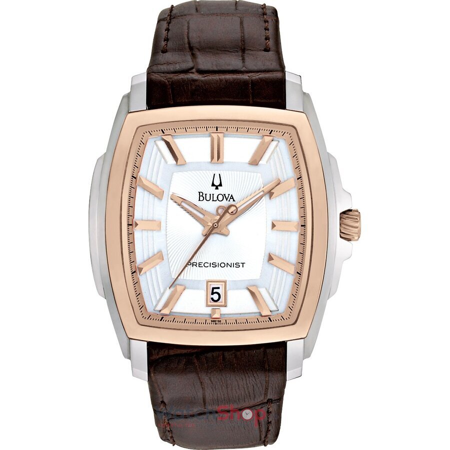 Ceas Casual Bulova Barbatesc PRECISIONIST 98B150 Alb Quartz Original cu Comanda Online