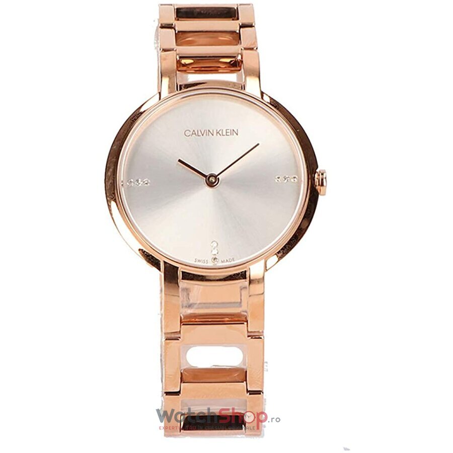 Ceas Casual CALVIN KLEIN CHEERS DIAMONDS K8N2364W Argintiu de Dama Original cu Comanda Online