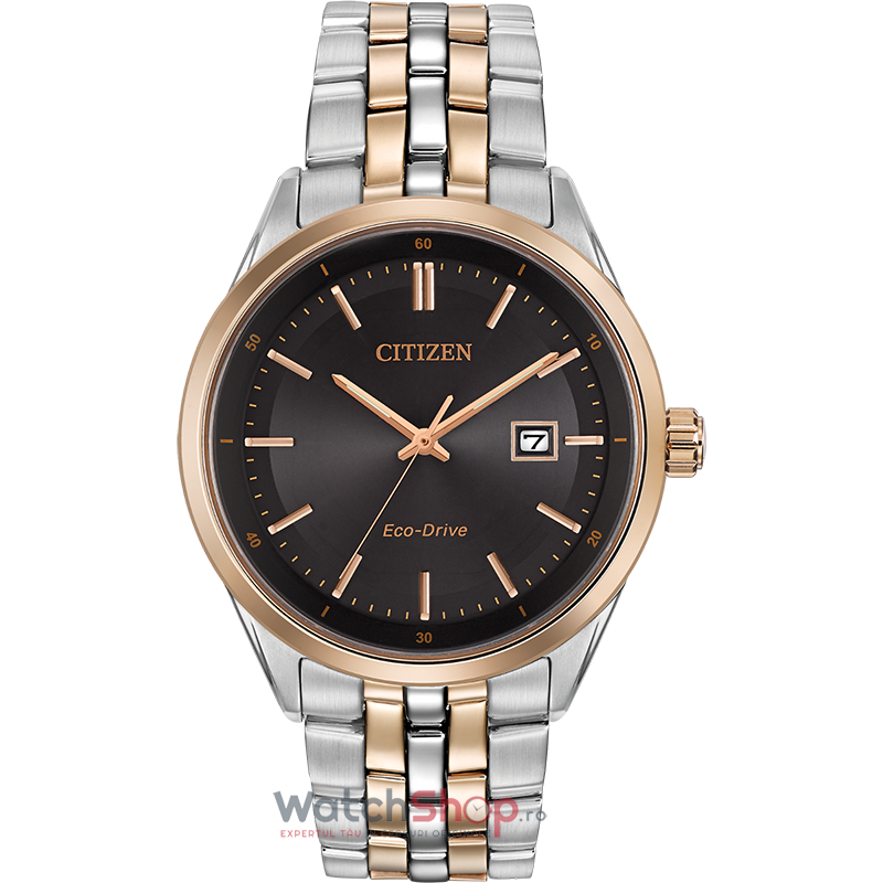 Ceas Casual Citizen Barbatesc BM7256-50E Negru Eco-Drive Original cu Comanda Online