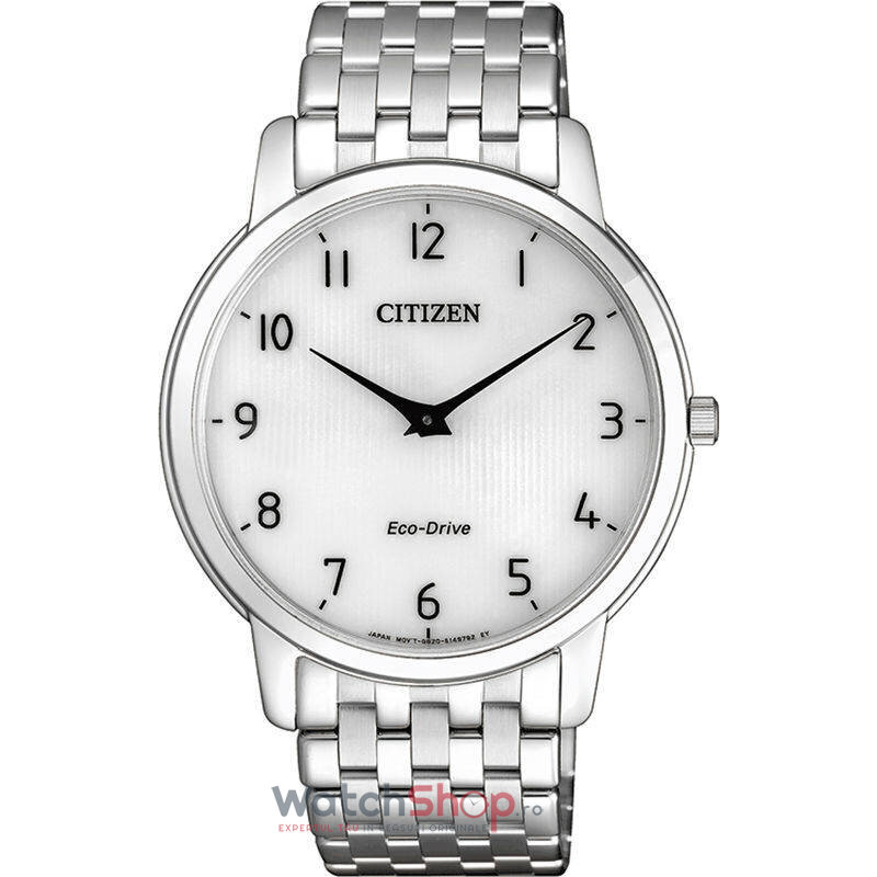 Ceas Casual Citizen Barbatesc STILETTO AR1130-81A Alb Eco-Drive Original cu Comanda Online