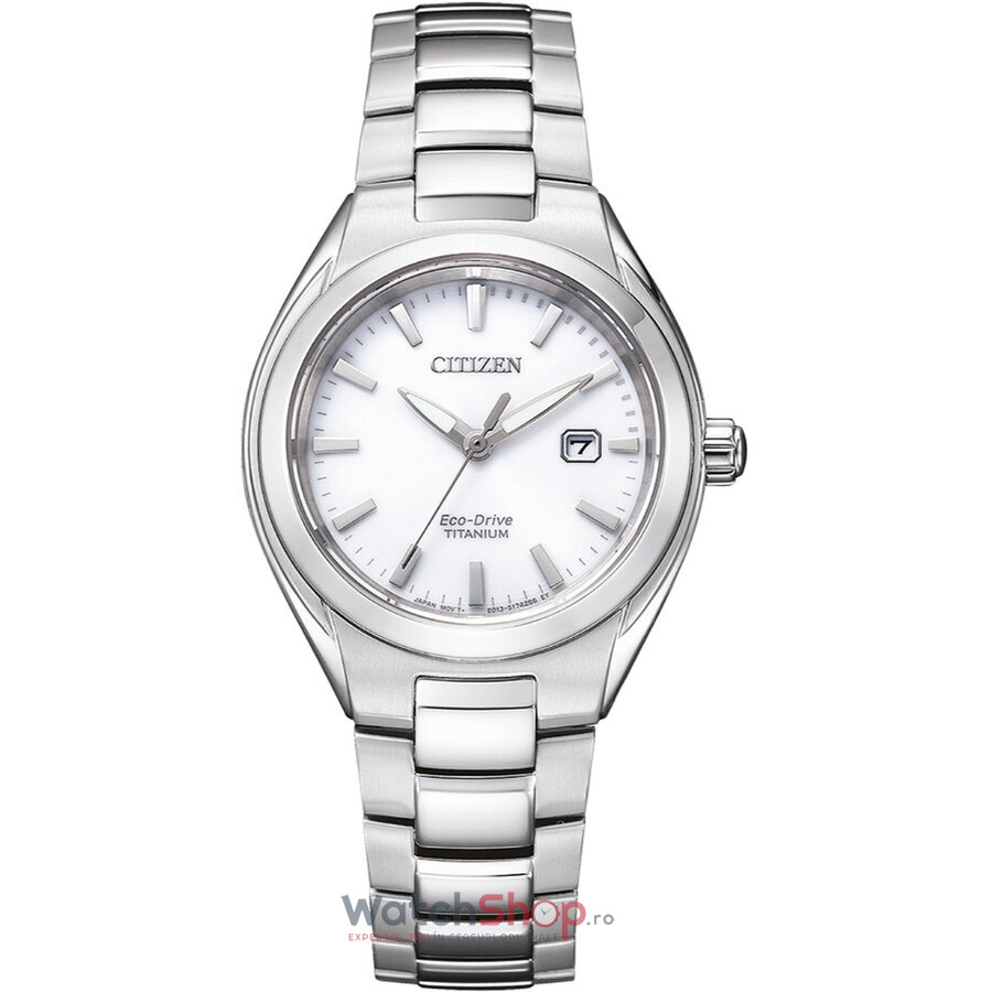 Ceas Casual Citizen TITANIUM EW2610-80A Alb de Dama Original cu Comanda Online