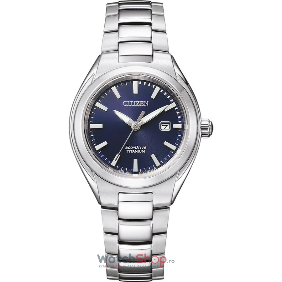 Ceas Casual Citizen TITANIUM EW2610-80L Albastru de Dama Original cu Comanda Online