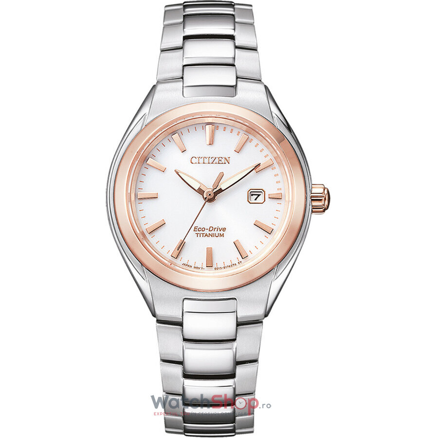 Ceas Casual Citizen TITANIUM EW2616-83A Alb de Dama Original cu Comanda Online