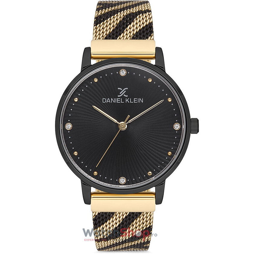 Ceas Casual Daniel Klein PREMIUM DK.1.12689.7 Negru de Dama Original cu Comanda Online