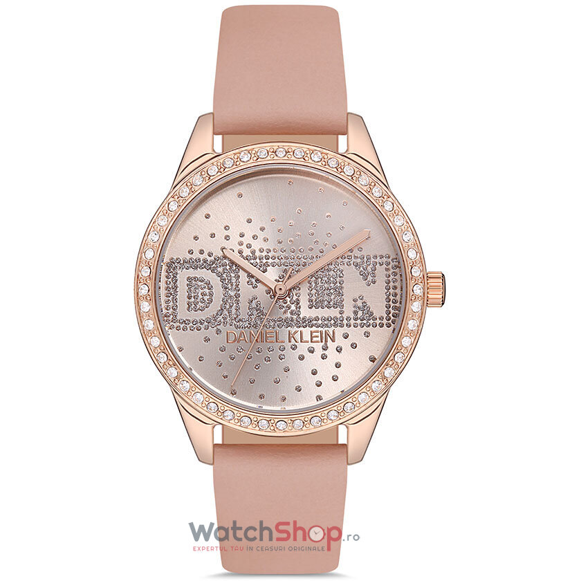 Ceas Casual Daniel Klein PREMIUM DK.1.12696.2 Aur roz de Dama Original cu Comanda Online