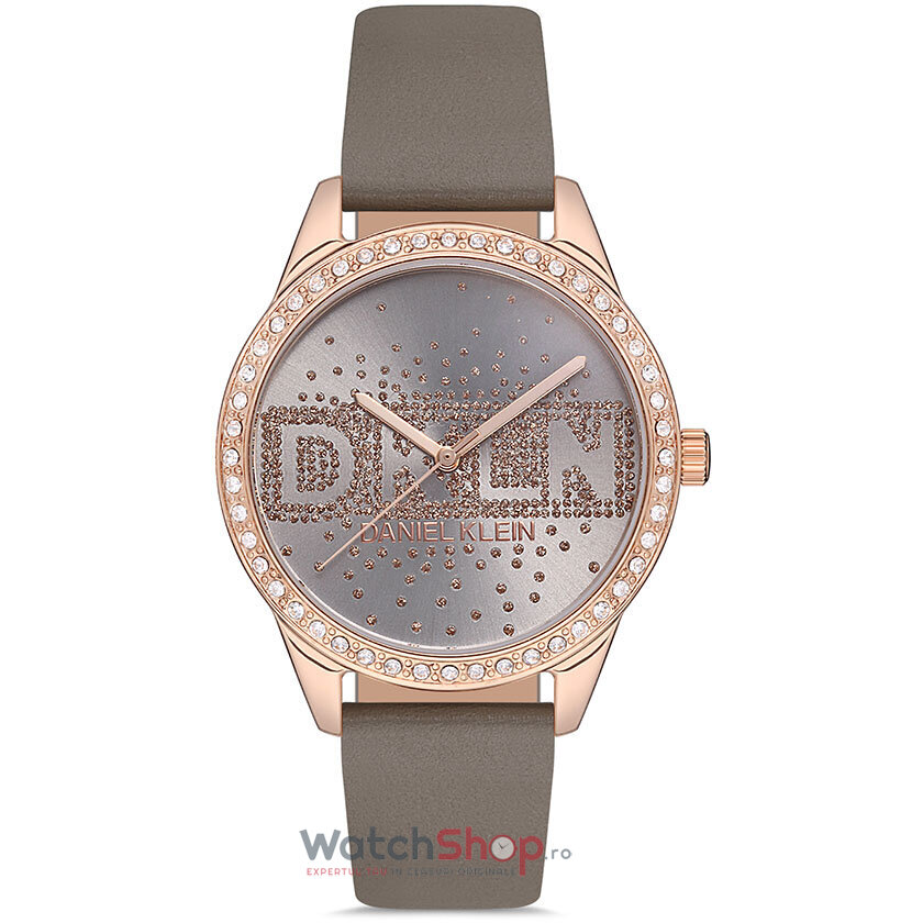 Ceas Casual Daniel Klein PREMIUM DK.1.12696.6 Gri de Dama Original cu Comanda Online