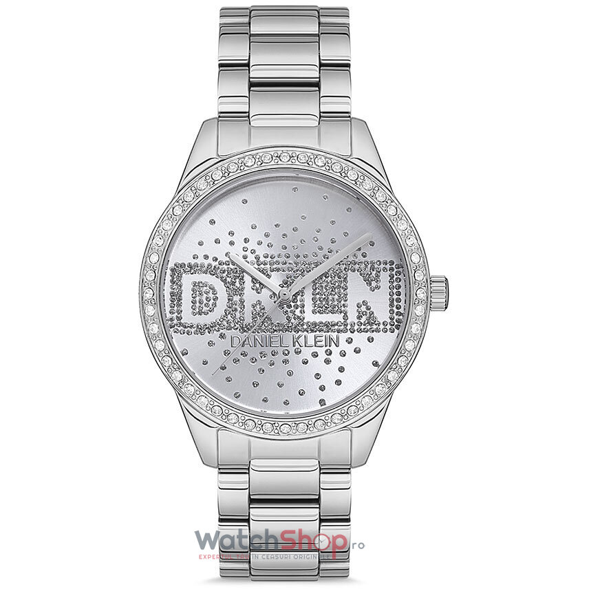 Ceas Casual Daniel Klein PREMIUM DK.1.12697.1 Argintiu de Dama Original cu Comanda Online