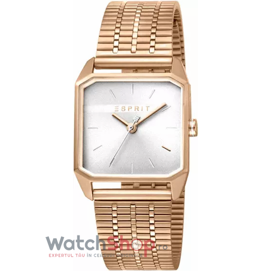 Ceas Casual ESPRIT CUBE LADIES ES1L071M0035 Argintiu de Dama Original cu Comanda Online