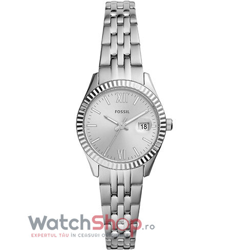 Ceas Casual Fossil SCARLETTE ES4991 Micro Argintiu de Dama Original cu Comanda Online