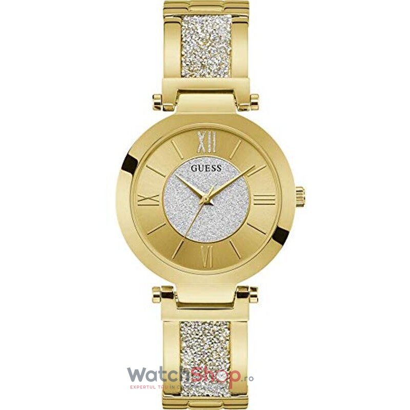 Ceas Casual Guess AURORA W1288L2 Champagne de Dama Original cu Comanda Online