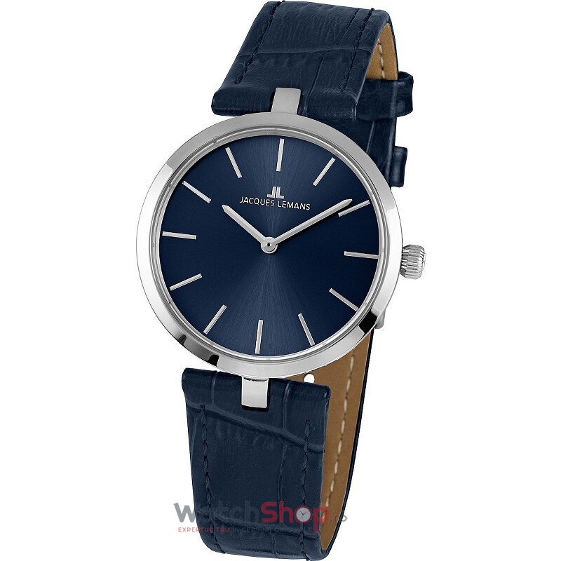 Ceas Casual Jacques Lemans MILANO 1-2024C Albastru de Dama Original cu Comanda Online