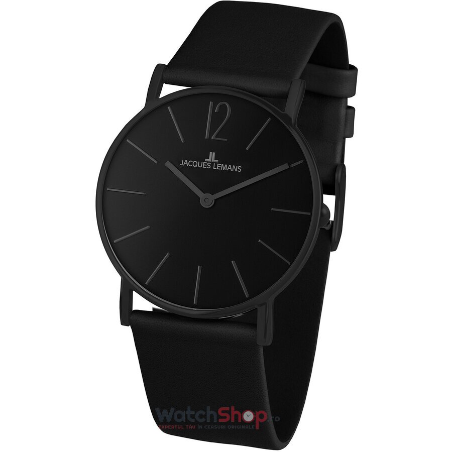 Ceas Casual Jacques Lemans York 1-2030K Negru de Dama Original cu Comanda Online