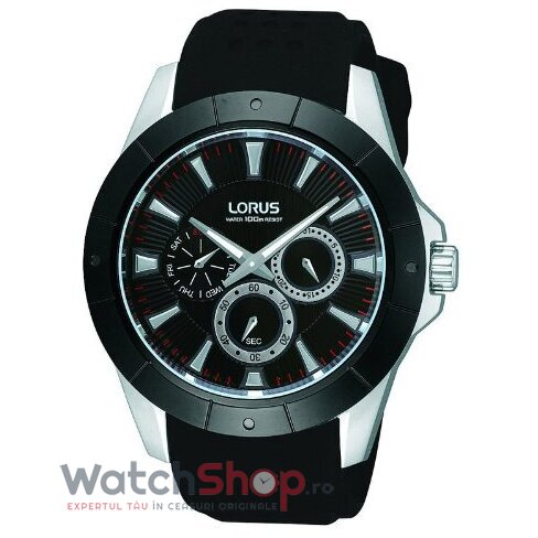 Ceas Casual Lorus by Seiko Barbatesc S RP687AX-9 Negru Quartz Original cu Comanda Online