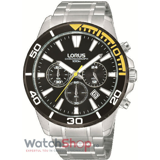 Ceas Casual Lorus by Seiko Barbatesc S RT339CX-9 Cronograf Negru Quartz Original cu Comanda Online