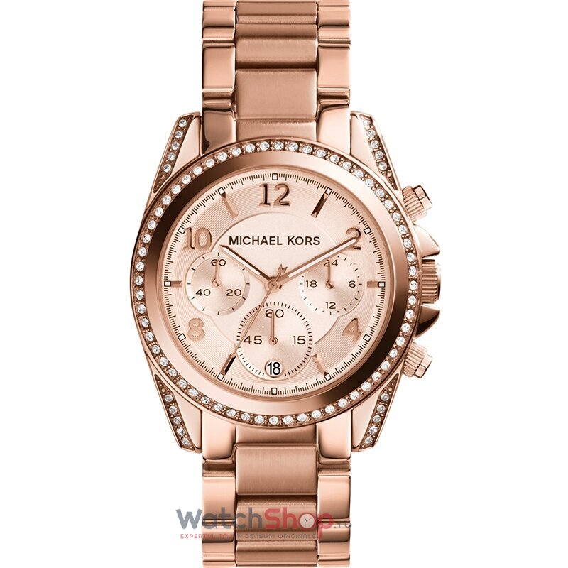 Ceas Casual Michael Kors BLAIR MK5263 Aur roz de Dama Original cu Comanda Online