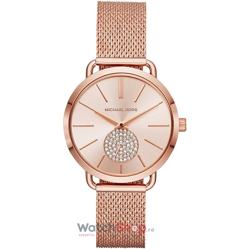 Ceas Casual Michael Kors PORTIA MK3845 Aur roz de Dama Original cu Comanda Online