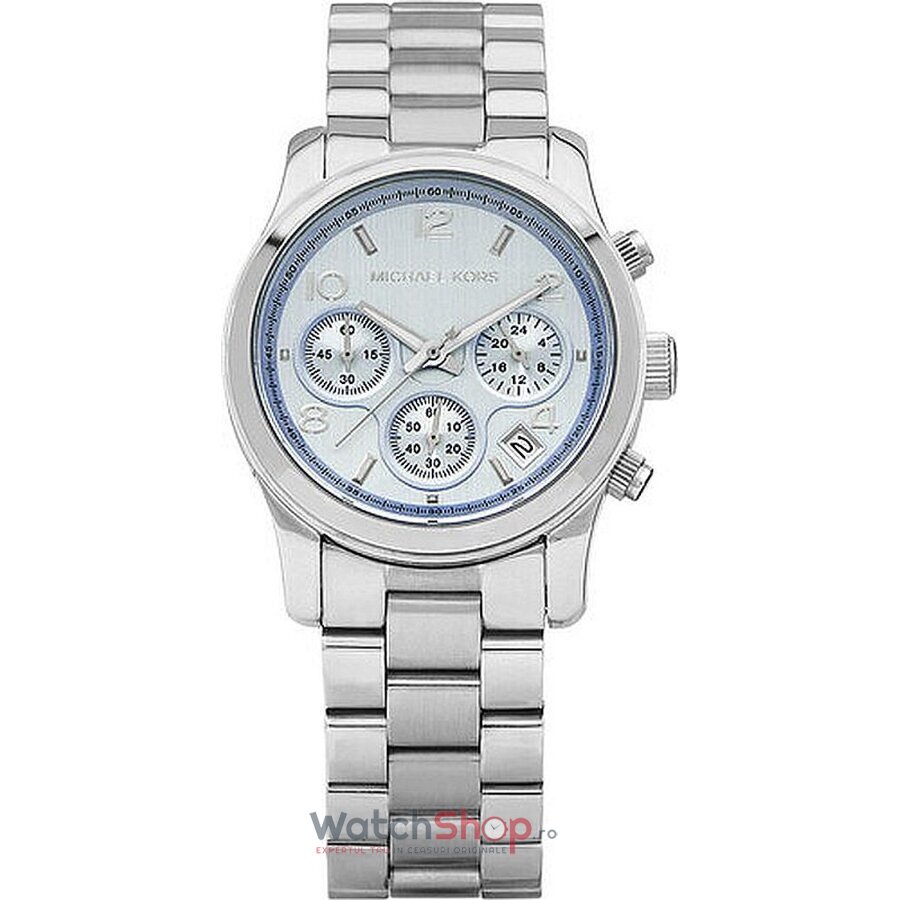 Ceas Casual Michael Kors RUNWAY MK5199 Chronograph Albastru de Dama Original cu Comanda Online