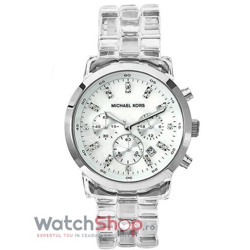 Ceas Casual Michael Kors RUNWAY MK5235 Chronograph Albastru de Dama Original cu Comanda Online