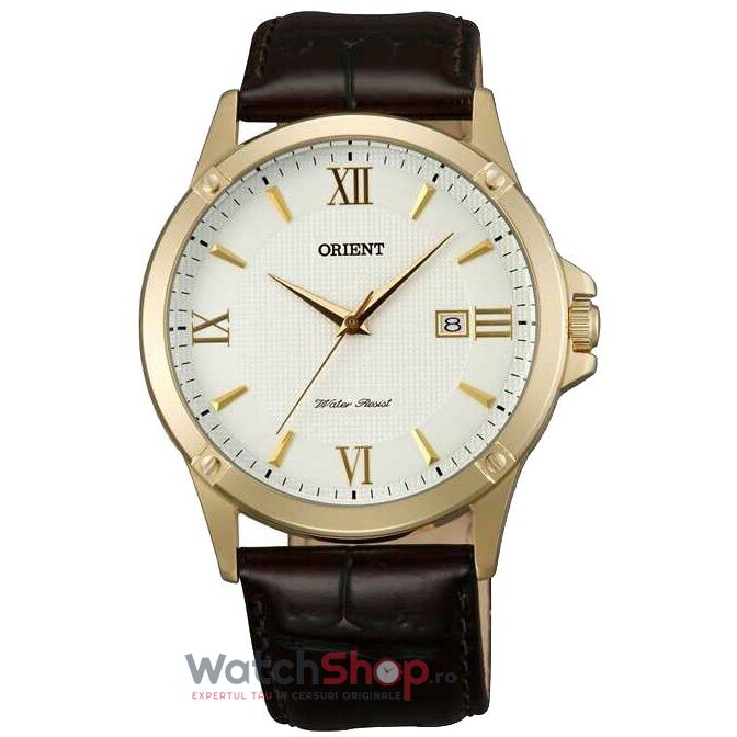 Ceas Casual Orient Barbatesc DESIGN UNF4001W Alb Quartz Original cu Comanda Online