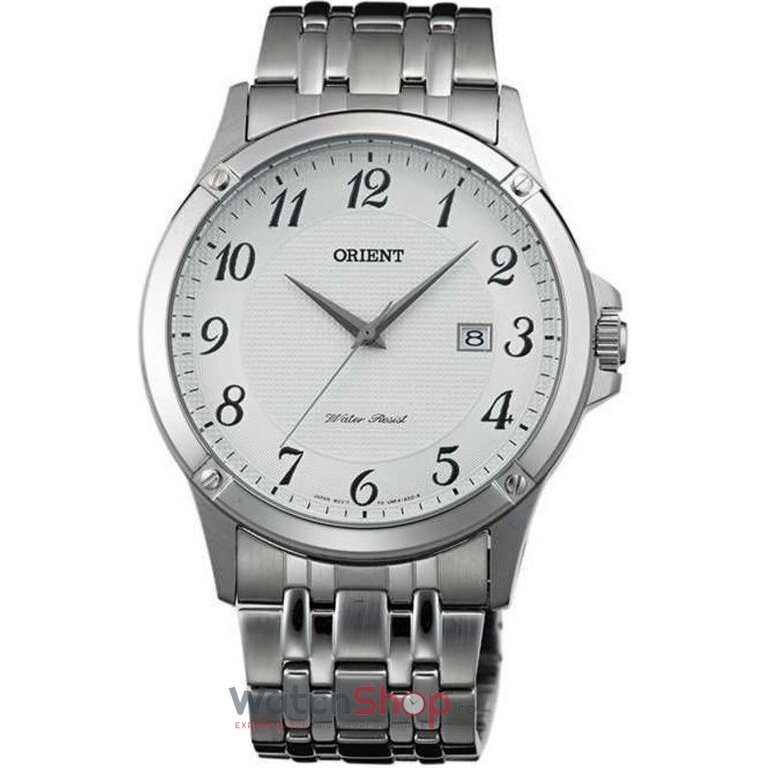 Ceas Casual Orient Barbatesc DESIGN UNF4006W Alb Quartz Original cu Comanda Online