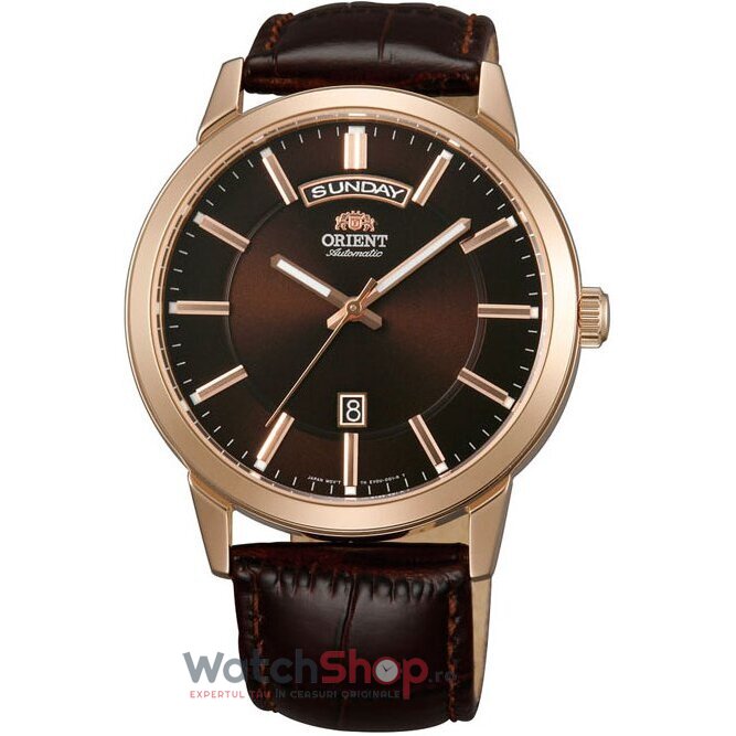 Ceas Casual Orient Barbatesc FEV0U002TH Maro Automatic Original cu Comanda Online