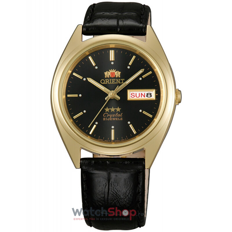 Ceas Casual Orient Barbatesc THREE STAR FAB0000GB9 Negru Automatic Original cu Comanda Online