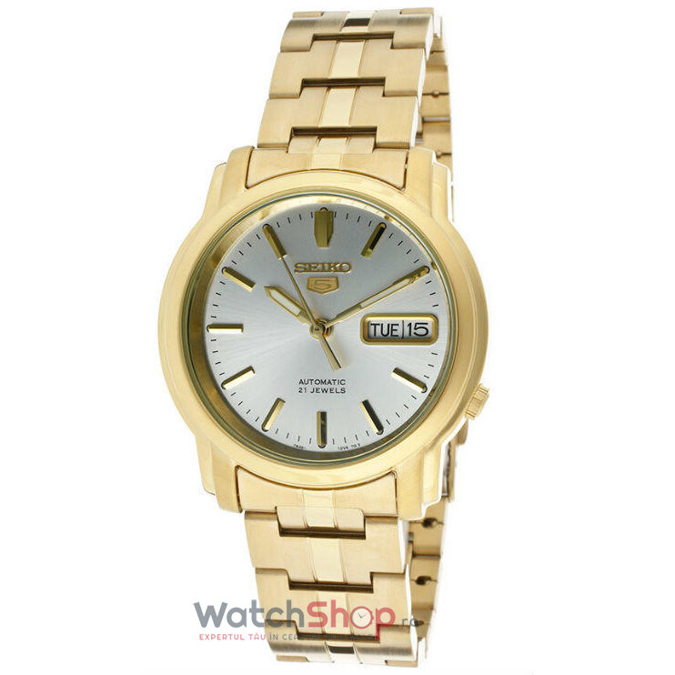 Ceas Casual Seiko Barbatesc SEIKO 5 SNKK74K1 Argintiu Automatic Original cu Comanda Online