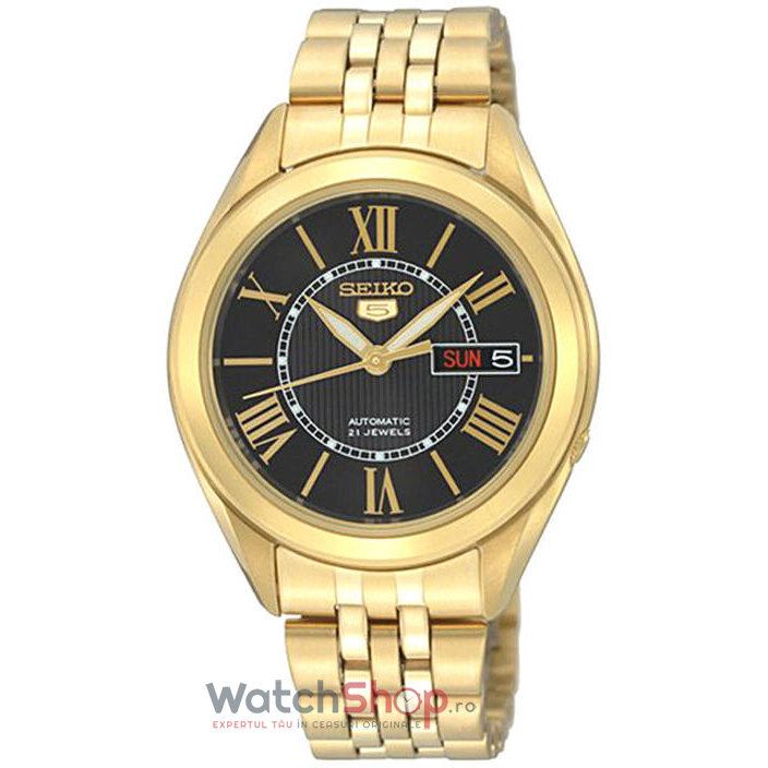 Ceas Casual Seiko Barbatesc SEIKO 5 SNKL40K1 Negru Automatic Original cu Comanda Online