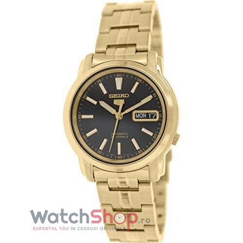 Ceas Casual Seiko Barbatesc SEIKO 5 SNKL88K1 Negru Automatic Original cu Comanda Online