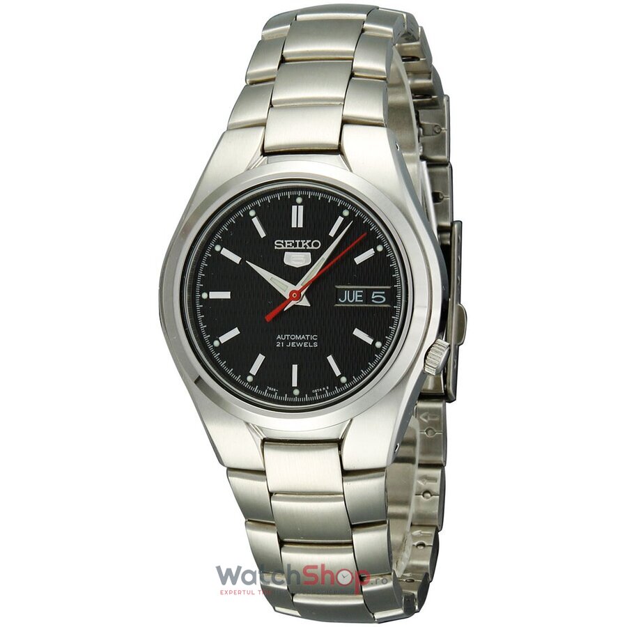 Ceas Casual Seiko Barbatesc SNK607K1 SEIKO 5 Negru Automatic Original cu Comanda Online