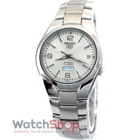 Ceas Casual Seiko Barbatesc SNK619K1 SEIKO 5 Argintiu Automatic Original cu Comanda Online