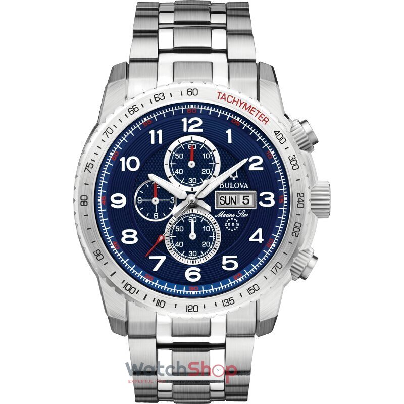 Ceas Casual-Sport Bulova Barbatesc 96C121 Marine Star Albastru Quartz Original cu Comanda Online