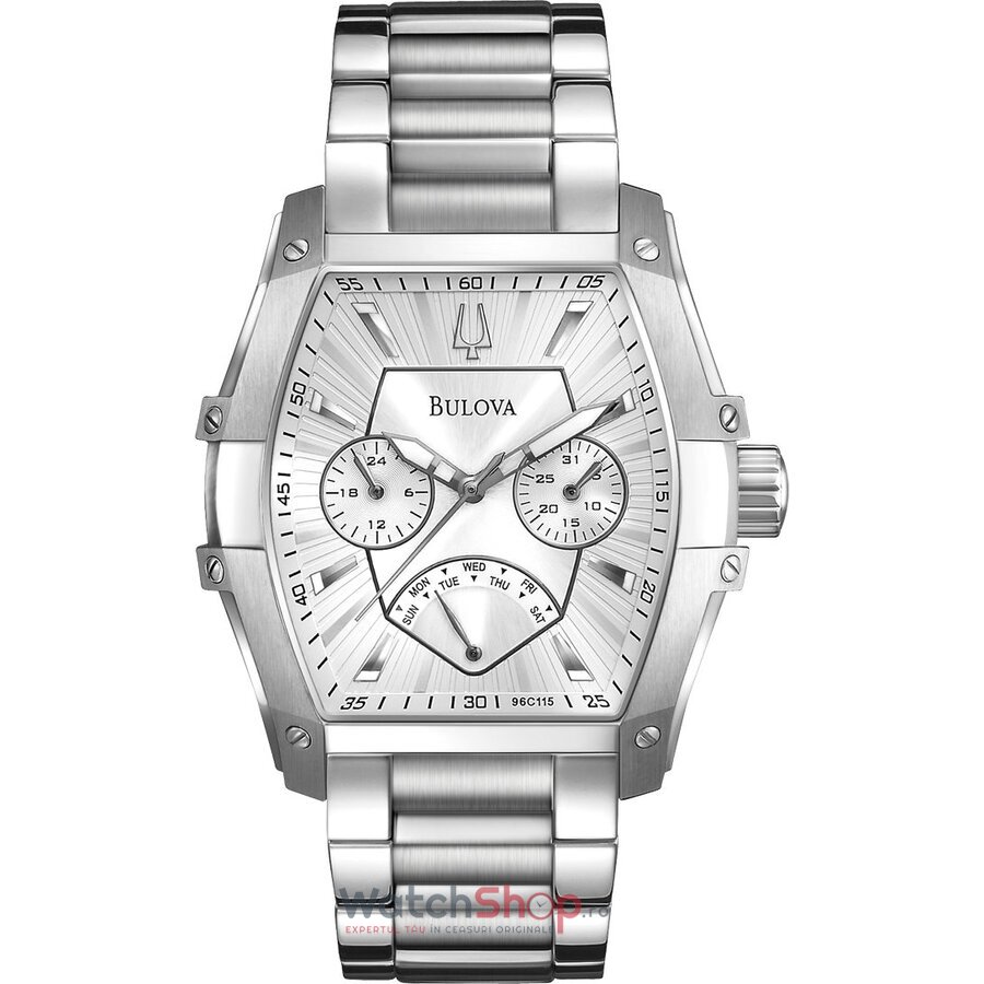 Ceas Casual-Sport Bulova Barbatesc DRESS 96C115 Wintermoor Argintiu Quartz Original cu Comanda Online