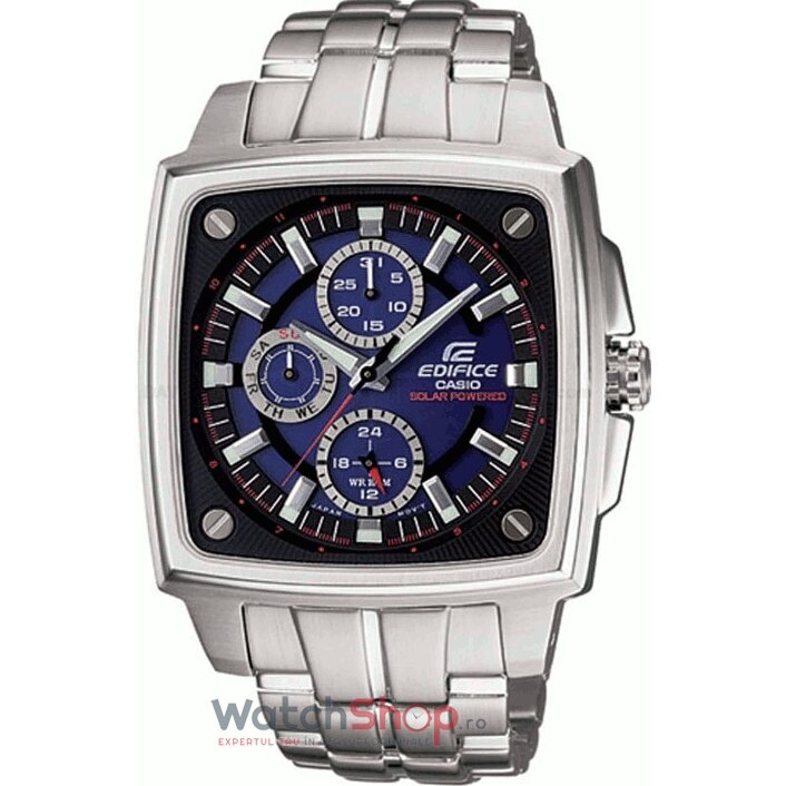 Ceas Casual-Sport Casio Barbatesc EDIFICE EF-331SB-2AVDF Albastru Quartz Original cu Comanda Online