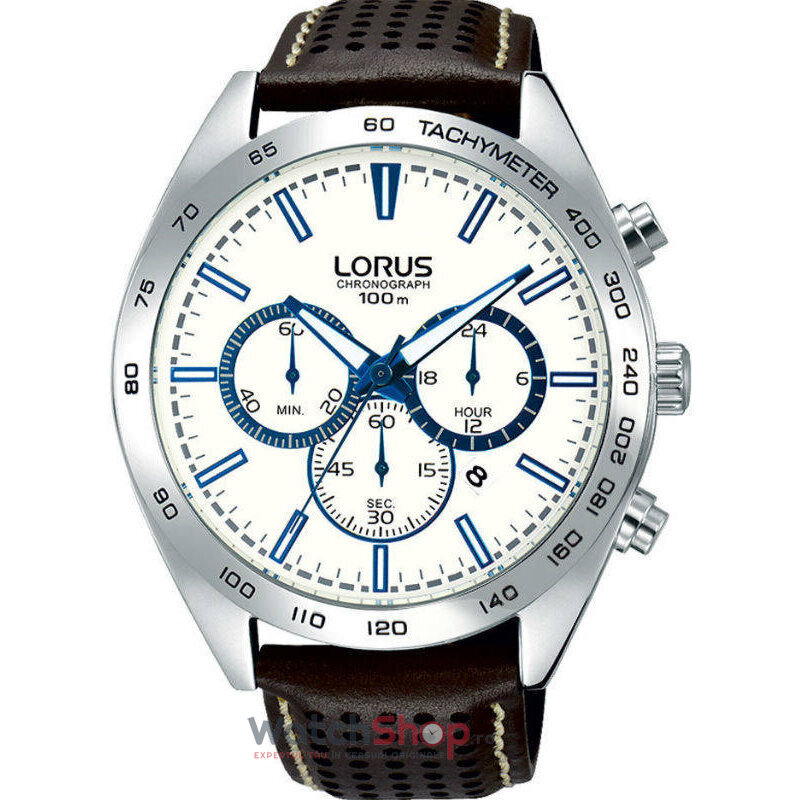 Ceas Casual-Sport Lorus by Seiko Barbatesc S RT311GX-9 Cronograf Alb Quartz Original cu Comanda Online