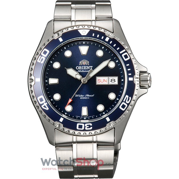 Ceas Casual-Sport Orient Barbatesc RAY II FAA02005D9 Diver Albastru Automatic Original cu Comanda Online