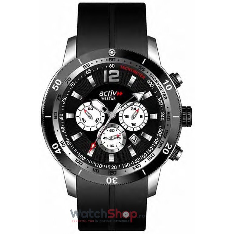 Ceas Casual-Sport Westar Barbatesc ACTIV 9669SBN303 Negru Quartz Original cu Comanda Online