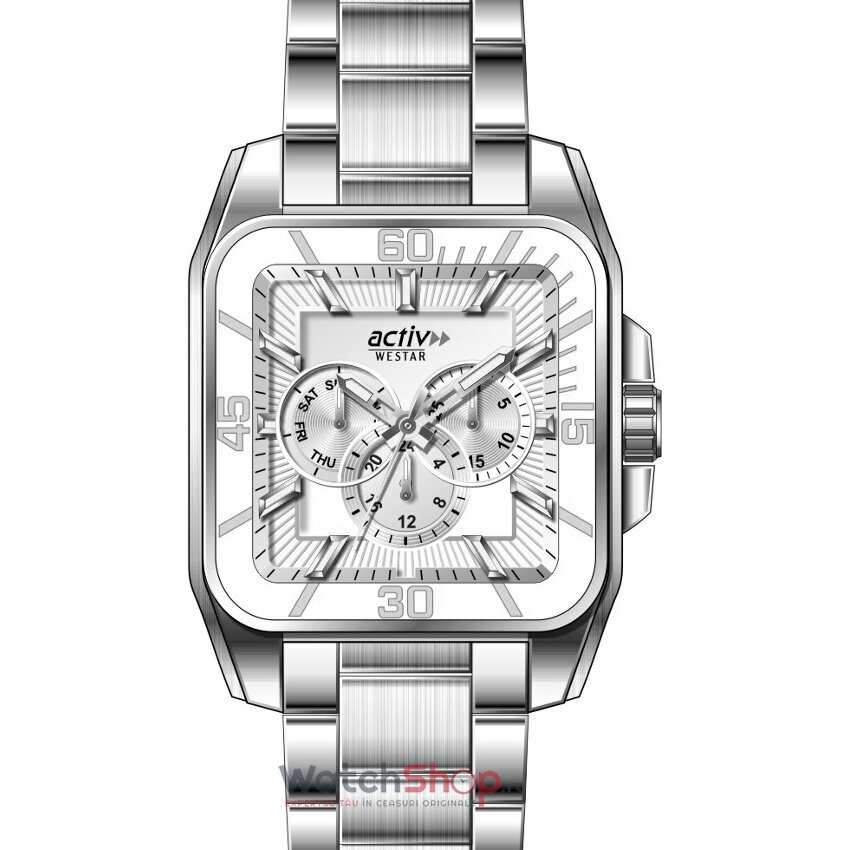 Ceas Casual-Sport Westar Barbatesc ACTIV 9673STN707 Argintiu Quartz Original cu Comanda Online