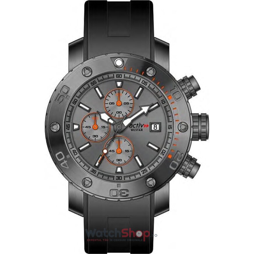 Ceas Casual-Sport Westar Barbatesc ACTIV 9712TTN106 Gri Quartz Original cu Comanda Online