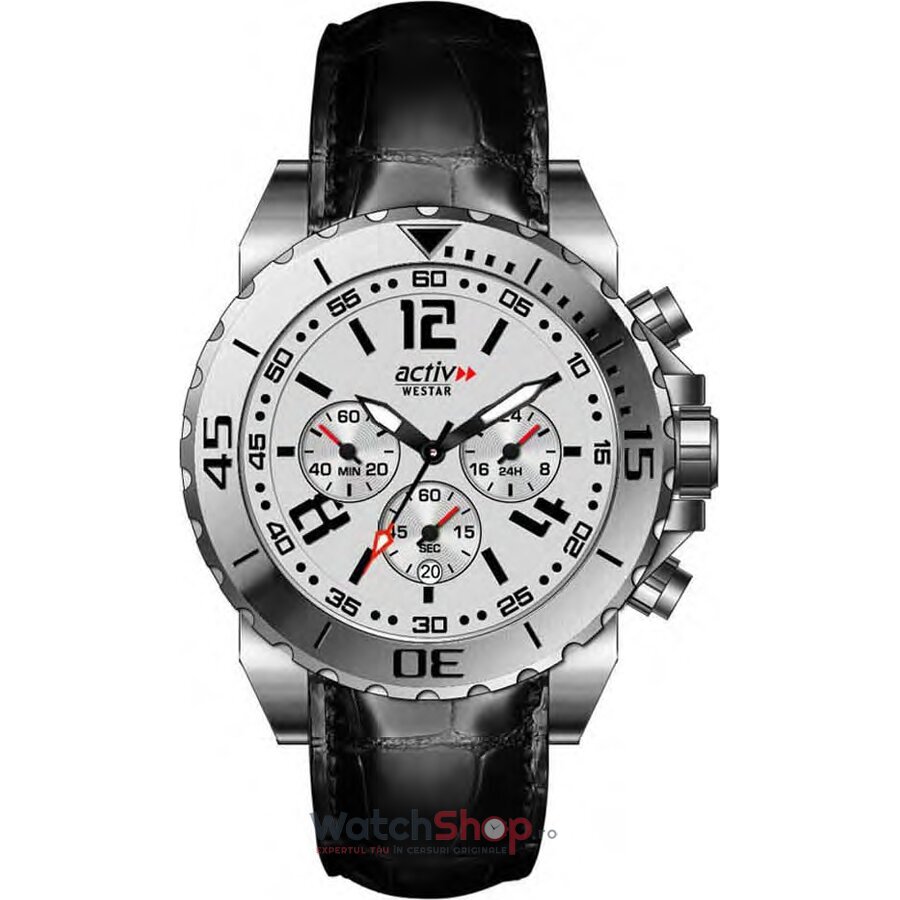 Ceas Casual-Sport Westar Barbatesc ACTIV 9713STN107 Argintiu Quartz Original cu Comanda Online