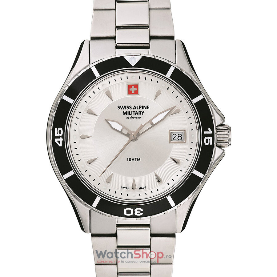 Ceas Casual Swiss Alpine Military LADIES 7740.1132 Argintiu de Dama Original cu Comanda Online