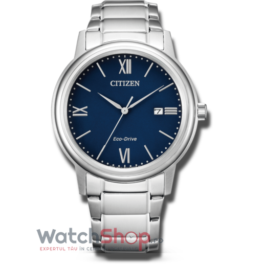 Ceas Citizen Original Barbatesc Casual-Sport Albastru AW1670-82L Eco-Drive cu Comanda Online