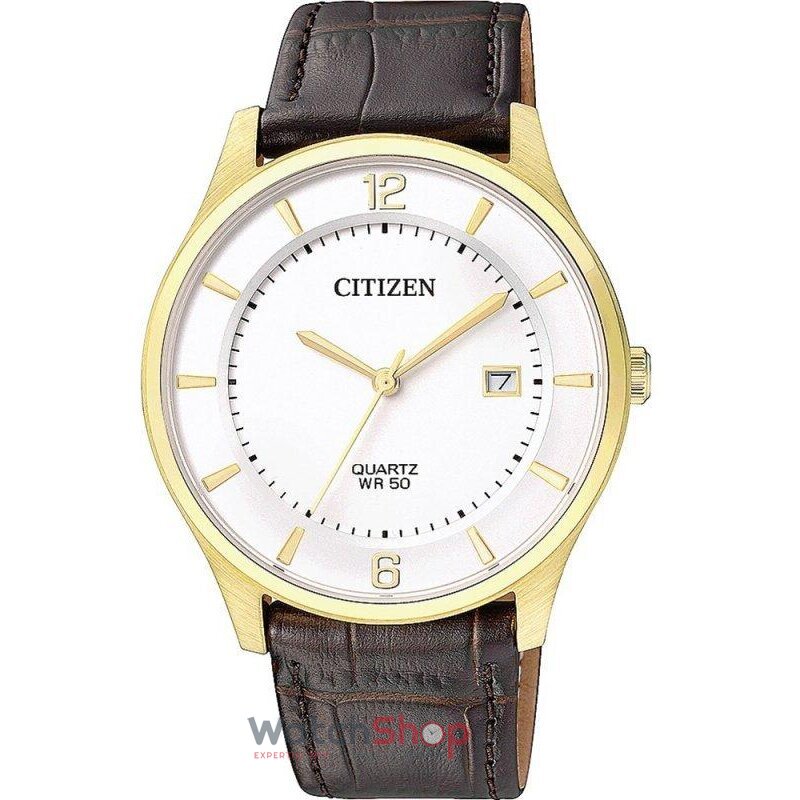 Ceas Citizen Original Barbatesc Elegant Alb Basic BD0043-08B Quartz cu Comanda Online