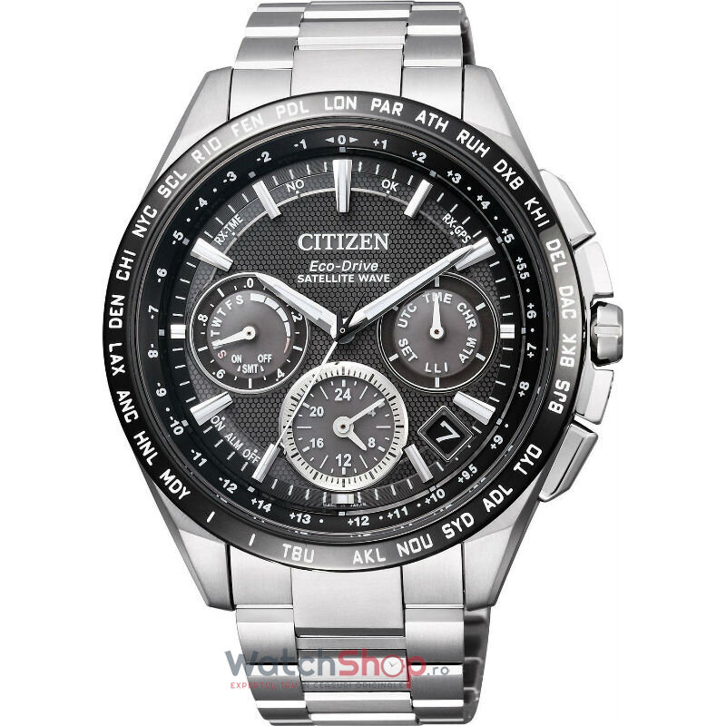 Ceas Citizen Original Barbatesc Lux Negru CC9015-54E Eco-Drive cu Comanda Online